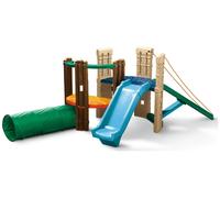 piattaforma gioco scivolo 2 6 anni tunnel scaletta esploratore littletikes
