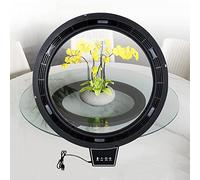 Piattaforma Girevole Motorizzata, Organizer Lazy Susan, Espositore Rotante Elettrico a 360 Gradi Vassoio da Portata Piattaforma Girevole Automatica Base Girevole per Tavolo in Vetro di Legno ( Color :