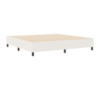 Piattaforma in legno e pino massello design moderno Crema 200x200 cm | Struttura Letto Platform Imperatore 200x200 cm Crema Tessuto Cords con Doghe Fisse e Gambe in Legno Massello Pino