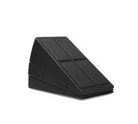 Piattaforma inclinata per squat 3 pz/set Yoga Mattoni Squat Cuneo Blocchi Bordo Inclinato Regolabile Antiscivolo Barella Del Piede for Esercizio Palestra Fitness Accessori(Black A)