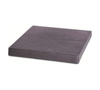 Piattaforma mobile per pentole Prosperplast in plastica quadrata con 4 ruote 29,2 x 29,2 x 4 cm colore antracite.