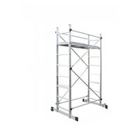 Piattaforma mobile per ponteggi Ponteggio telescopico in lega di alluminio, scala sollevamento, risalita mobile pieghevole, for piattaforma aerea(D)