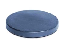 Piattaforma mobile per pentole di plastica rotonda Prosperplast con 4 ruote 39 x 39 x 4,5 cm in colore antracite