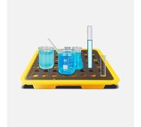 Piattaforma modulare di contenimento delle fuoriuscite, vassoio di contenimento delle fuoriuscite di serbatoi di petrolio industriali con griglia, pallet anti-perdita, soluzione di controllo delle fu