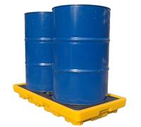 Piattaforma modulare di contenimento delle fuoriusciteVassoio antiscivolo a prova di perdite per magazzini e fabbriche Stackablefor Oil Drums Soluzione definitiva per la gestione delle fuoriuscite
