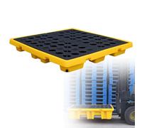 Piattaforma modulare impilabile di contenimento delle fuoriuscite con le tasche del carrello elevatore Base impermeabile di grado industriale per magazzini e fabbriche Soluzione resistente del vassoio