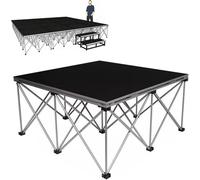 Piattaforma modulare, in alluminio resistente, palco portatile per auditorium scolastici e spettacoli di concerti, facile da montare