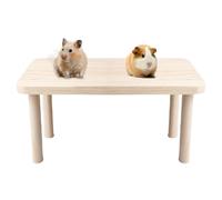 Piattaforma per Criceti: 1 Pezzo Piattaforma di Gioco in Legno per Criceti, Accessori per Criceti, Piattaforma di Arrampicata per Criceto, per Gabbia per Criceti (25x12x14 cm)