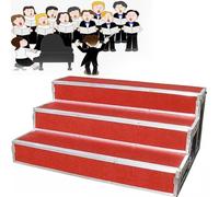 Piattaforma per eventi multilivello per esibizioni e discorsi, scala robusta per grandi raduni