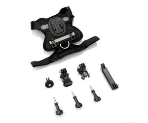 Piattaforma per fotocamera indossata dai gatti, con doppia base di montaggio e asta di supporto per action cam per catturare il comportamento naturale dal punto di vista dell'animale domestico