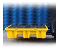 Piattaforma per la Gestione delle fuoriuscite di Petrolio, Piattaforma impilabile per Il contenimento delle fuoriuscite con griglia - Pallet modulare a Tenuta stagna per Lo stoccaggio Sicuro
