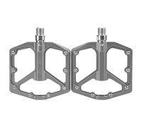 Piattaforma per mountain bike in lega di alluminio Piattaforma piatta a piattaforma per biciclette non slip con design di scanalature per mountain bike su bici da strada (TU COLORE)