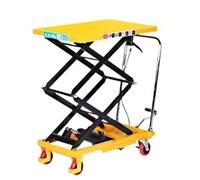 Piattaforma per ponteggi Carrello elevatore Tavolo Carrello Elevatore Mobile Piattaforma di sollevamento for magazzino Officina Casa Ponteggio Trabattello(Double Scissor 500kg Load)