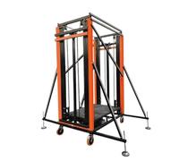 Piattaforma per ponteggi Ponteggio elettrico automatico multifunzionale con telecomando, elevatore mobile pieghevole Ponteggio Trabattello(6M)