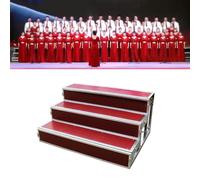 Piattaforma per scale per spettacoli musicali, matrimoni e chiese, gradini per cantare per spettacoli ed eventi