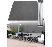 Piattaforma per spettacoli Pieghevole con Piattaforme modulari e collegabili, Adatta a Vari Eventi, Design Portatile, Ideale per concerti e spettacoli all'aperto, Altezza Regolabile e Facile