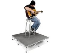 Piattaforma pieghevole per palcoscenico piccolo 1x1 1,2x1,2 m, sistema modulare di gradini per palcoscenici collegabili per spettacoli in auditorium scolastici(100x100x60cm (39.4x39.4x23.6in))