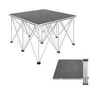Piattaforma portatile per eventi, 3 x 0,9 m e 1,2 x 1,2 m per performance musicali, sistema modulare per una facile installazione e un uso versatile