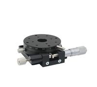Piattaforma rotante manuale di precisione tipo asse R RSP40-L scorrevole a 360 gradi, piattaforma lineare con cuscinetto, carico 9,8 N, 40 mm(RSP40-L)