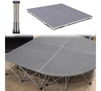 Piattaforma scenica portatile Kit Palco Modulare Portatile, Pieghevole Palcoscenico Staccabile 4 X 4 Piedi Per Matrimoni Chiesa Sale Espositive. Mini Piattaforma Scenica Leggera Facile Da Collegare Pi