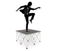 Piattaforma scenica portatile Piattaforma Scenica Portatile 4x4 Ft, 20 40 60 80 Cm Piattaforma Scenica Ad Altezza Selezionabile Per Talk Show, Piattaforma Scenica Collegabile Per Matrimoni Con Alzata