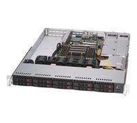 Piattaforma server 1U processori di supporto AMD, memoria DDR4 e massimo 10, numero di alimentatori presenti nel set 1+1