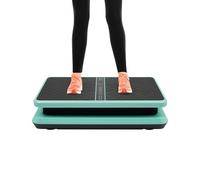 Piattaforma vibrante da 200 W con telecomando, max 150 kg, 99 livelli, blu | Timer da 1 a 15 minuti, 2 fasce di resistenza, display digitale, per adulti