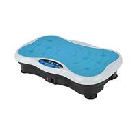 Piattaforma vibrante per esercizi, con piattaforma vibrante, macchina vibrante per il corpo, compatta e leggera (bianco)