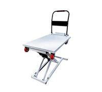 piattaforme aeree Piattaforma elevatrice idraulica elettrica, utilizzata for il trasporto di merci, camion con pianale ribassato e piattaforma elevatrice a forbice