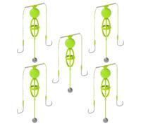 Piattaforme di Pesce Gatto, Piattaforme di - 5 pezzi Bottom Fishing Bait Gabbia Doppio Gancio | Stalking attrezzature Pesce per Viaggi, Bassa, Panfish, Acqua e Acqua Salata
