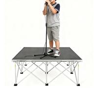 Piattaforme Modulari Portatili per Palcoscenici Piccole Piattaforme Pieghevoli per Palcoscenici Colonne Supporto In Lega Alluminio Facili Montare Adatte per Bar E Scuole 100x100x40cm