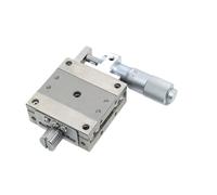 Piattaforme scorrevoli manuali Asse X 100 * 100mm LBX100-C LBX100-R/L Tavolo scorrevole in acciaio inossidabile Piattaforma di spostamento manuale Tavola lineare(LBX100-R)