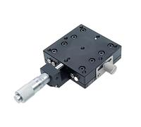 Piattaforme scorrevoli manuali Guida di scorrimento della piattaforma lineare ottica manuale LX70-CLX70-LLX70-R con asse X 70 * 70mm, micrometro(LX70-C)