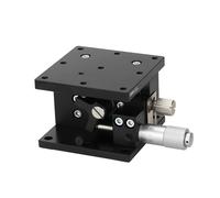 Piattaforme scorrevoli manuali Piattaforma di regolazione fine dello spostamento ottico mobile asse Z, sollevatori regolabili in altezza, tavolo scorrevole, stazione di rifinitura 40x40mm