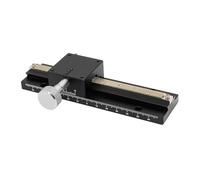 Piattaforme scorrevoli manuali Slitta di rifilatura a di rondine a lungo raggio asse X, tavola scorrevole a di rondine, piattaforma di spostamento manuale LWX40 L=100-500 mm(100mm)