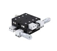 Piattaforme scorrevoli manuali Stazione di rifinitura con piattaforma di spostamento manuale, micrometro a tavola scorrevole, tipo 100 * 100 LY100-R LY100-L LY100-C, asse XY(LY100-L)