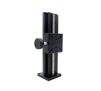 Piattaforme scorrevoli manuali Tavola scorrevole lineare a corsa lunga con scanalatura a di rondine e asse Z LWZ60 L=100-500mm Piattaforma di rifinitura con spostamento manuale(100mm)