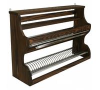 Piattaia credenza con gocciolatoio inox colore e misure a scelta in legno