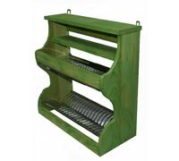 Piattaia in legno vari colori e misure con gocciolatoio inox credenza da parete