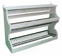 Piattaia in legno vari colori e misure con gocciolatoio inox credenza da parete