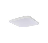 Piatte LED Plafoniera Bianco Metallo IP44 2900lm Angolare Lampada Letto Luke [EEK: F]