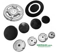 PIATTELLI E BRUCIATORI TRIPLA CORONA PIANO COTTURA 5 FUOCHI DE LONGHI TECNOGAS