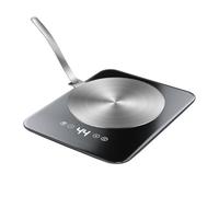 Piattello a Induzione 20cm, Adattatore Piano Cucina, Disco Convertitore, Diffusore Calore In Acciaio Inox