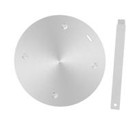 Piattello a Induzione per Cucina Acciaio Inossidabile | Piastra Diffusore di Calore Caldo, Adattatore Induzione, Argento, Facile da Pulire e Riporre
