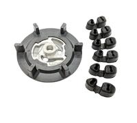 PIATTELLO CON 6 GOMMINI PULEGGIA COMPRESSORE ARIA CONDIZIONATA APPL. DENSO