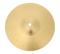 Piattello per Batteria Jazz in Ottone Oro 8 Pollici | Accessorio per Drum Kit, Montaggio Semplice, Componente per Percussionisti e Batteristi