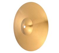Piattello per Hi-hat da Batteria Jazz, 1 Pezzo, Oro | Lega di Ottone, per Drum Kit e Cymbals, Accessorio per Batteristi e Percussioni