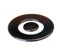 Piattello spartifiamma nero lucido ultrarapido mini wok cucina Ariston Indesit