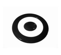 Piattello spartifiamma tripla corona Ilve nero lucido