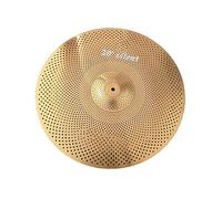 Piatti A Basso Volume 20 Piatti Ride Piatti Muti Silenziosi Per Esercitarsi Accessori per strumenti a percussione (Color : Gold)